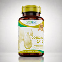 Coenzima Q10 Nutriblue 100mg com Vitamina E, 60 Cápsulas