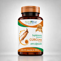 Cúrcuma Nutriblue | Suplemento de Extrato Padronizado de Cúrcuma com Curcuminoides, 60 Cápsulas