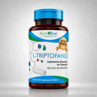 L-Triptofano Nutriblue | Suplemento de L-Triptofano Puro 250 mg, 60 Cápsulas
