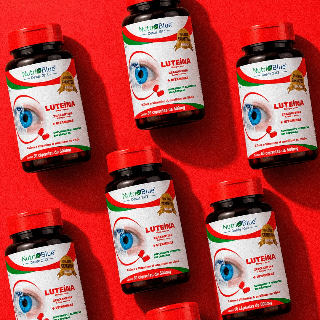 Luteína + Zeaxantina Nutriblue | Suplemento para Saúde Ocular |  60 Cápsulas