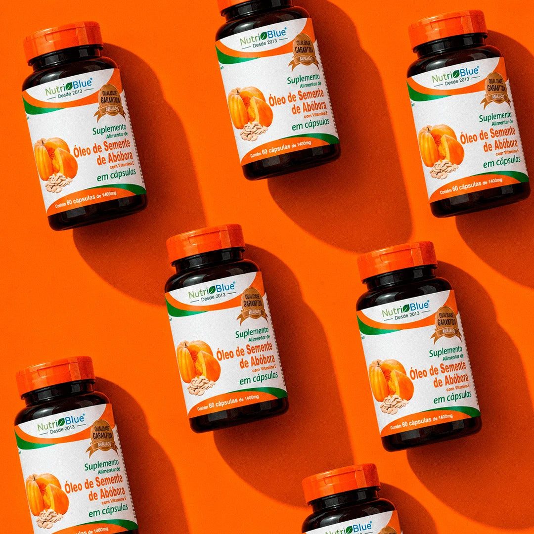Promoção Recomendacao de uso Tabela Nutricional  Óleo de Semente de Abóbora Nutriblue