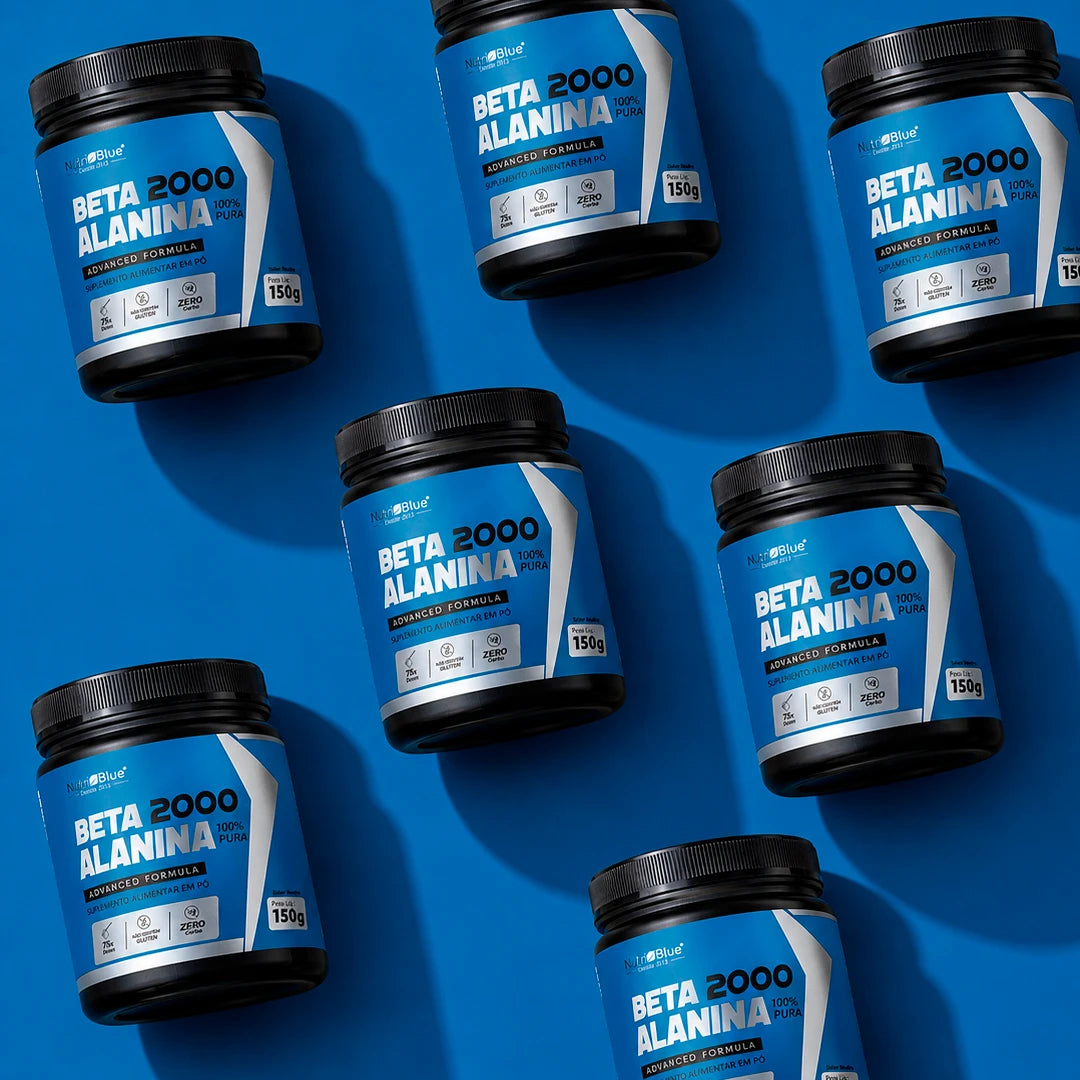 Beta-Alanina 100% Pura Nutriblue - 150 g - Suplemento em Pó Sem Aditivos