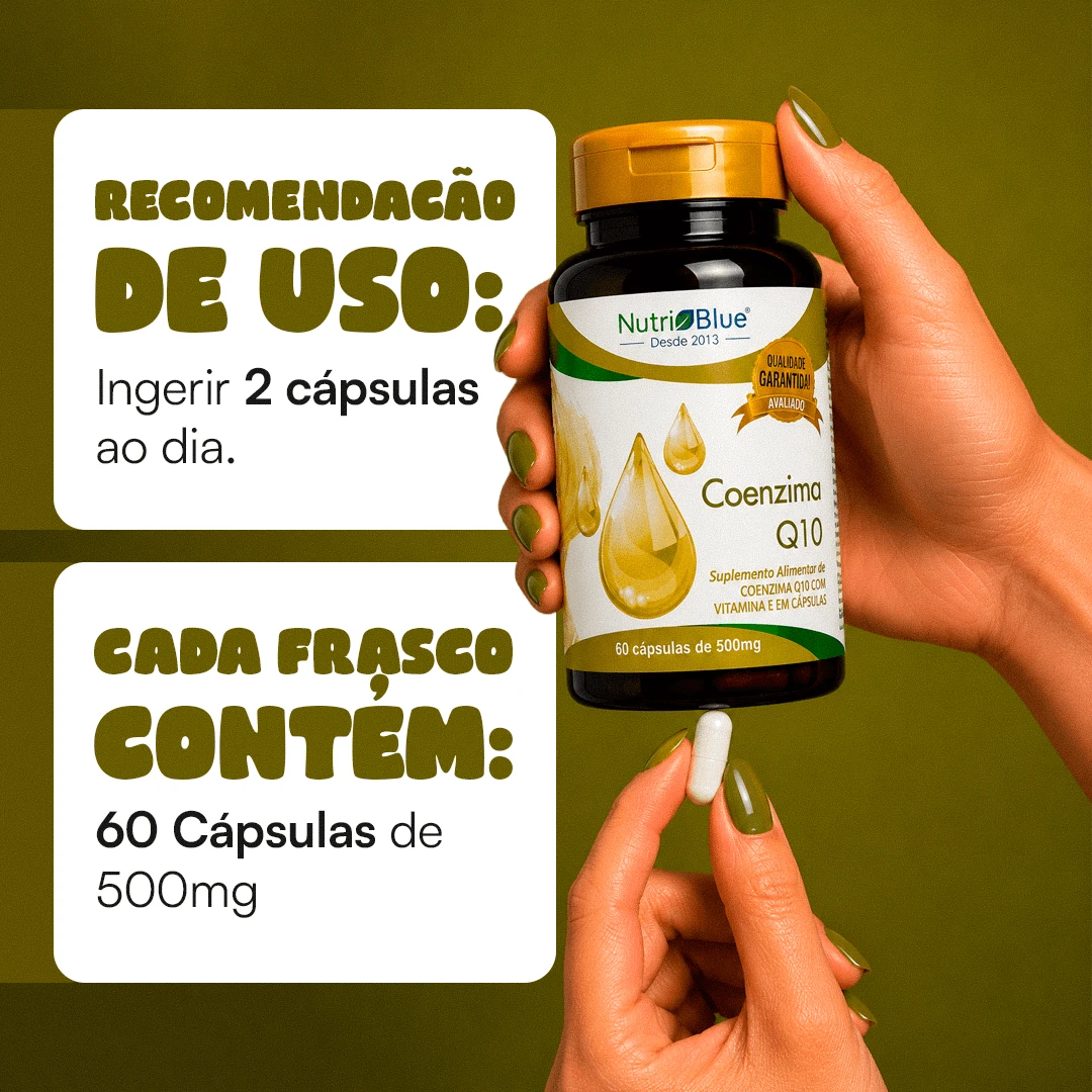 Recomendação de uso Coenzima Q10