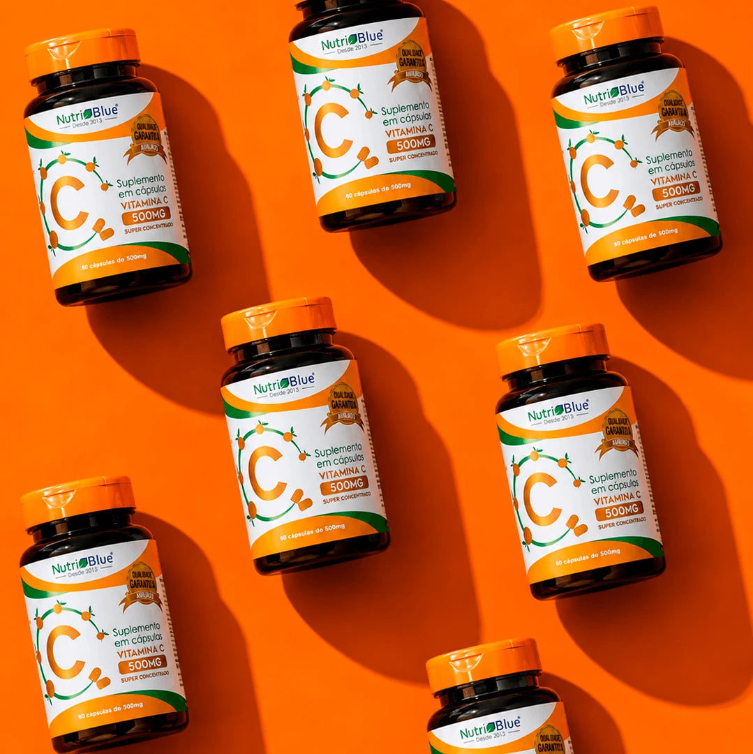 Vitamina C Nutriblue | Suplemento de Vitamina C 500 mg, 60 Cápsulas