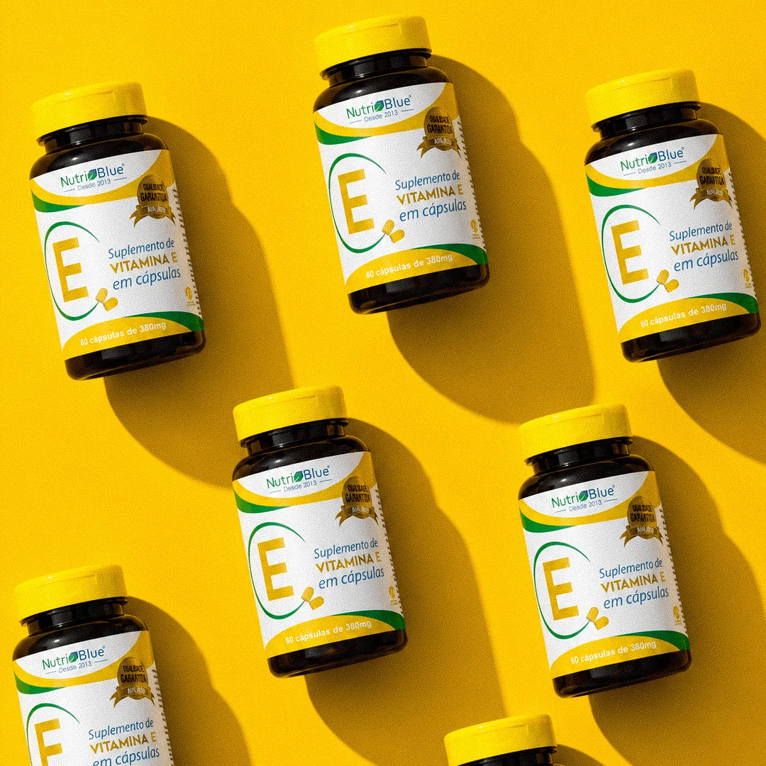 Vitamina E Nutriblue | Suplemento Antioxidante de Vitamina E, 60 Cápsulas